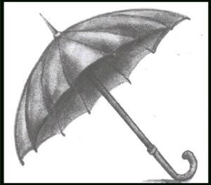 MEMORY DRAWING OPEN UMBRELLA EKNAZAR INSTITUTE