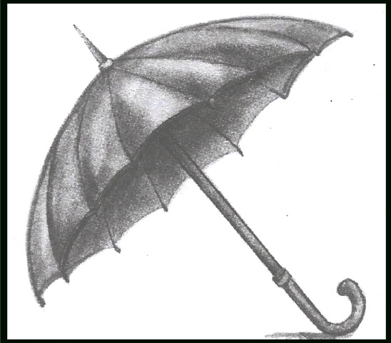 MEMORY DRAWING OPEN UMBRELLA EKNAZAR INSTITUTE